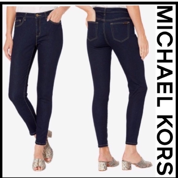 Michael Kors Blue Skinny Jeans with Classic Style - Picture 1 of 5